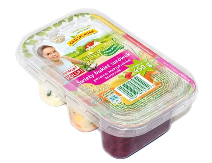 GRZEŚKOWIAK Bukiet surówek (z porem, meksykańska, buraczki) 450g