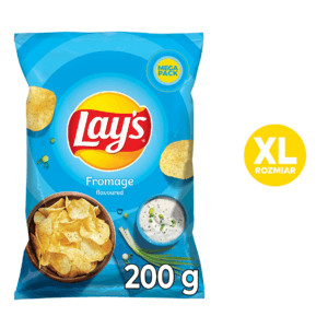 LAY'S Chipsy ziemniaczane o smaku śmietankowego serka z ziołami