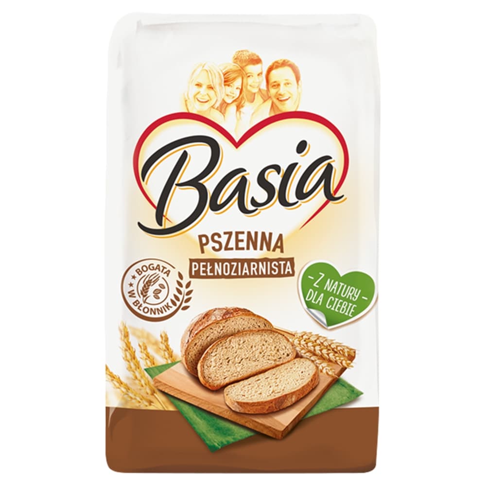 BASIA Mąka pszenna pełnoziarnistaTyp 1850 900 g