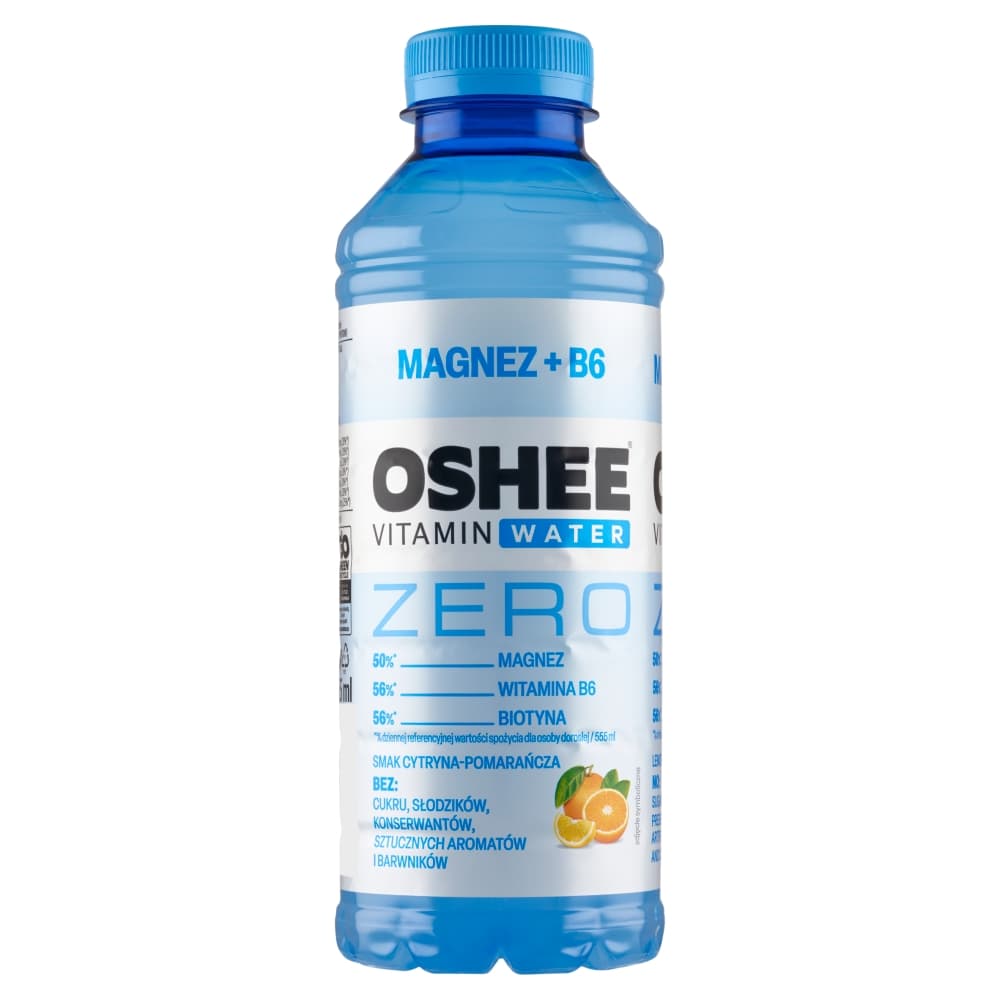 OSHEE VITAMIN WATER ZERO Napój niegazowany o smaku cytryny-pomarańczy 555 ml