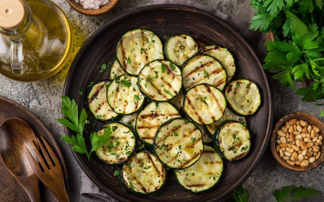 Zestaw na cukinię z grilla