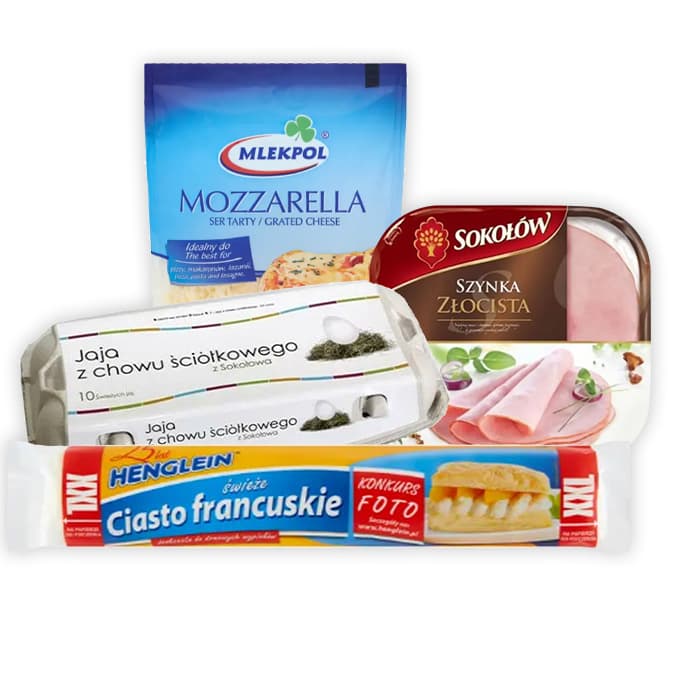 Rollsy z serem i szynką