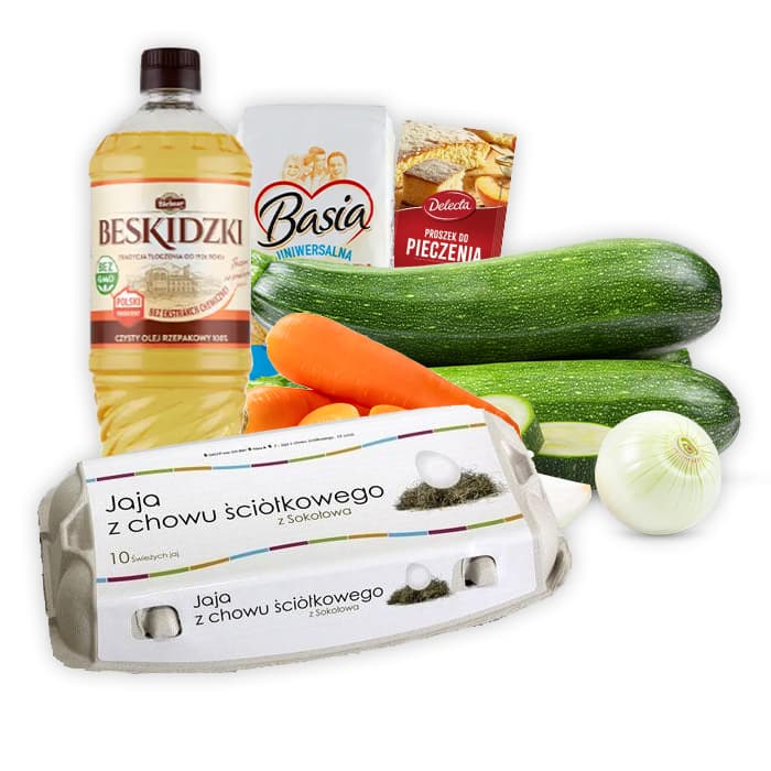 Placki z cukinii i marchwi