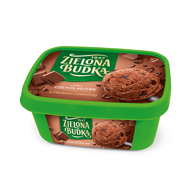 ZIELONA BUDKA Lody czekoladowe 1000 ml