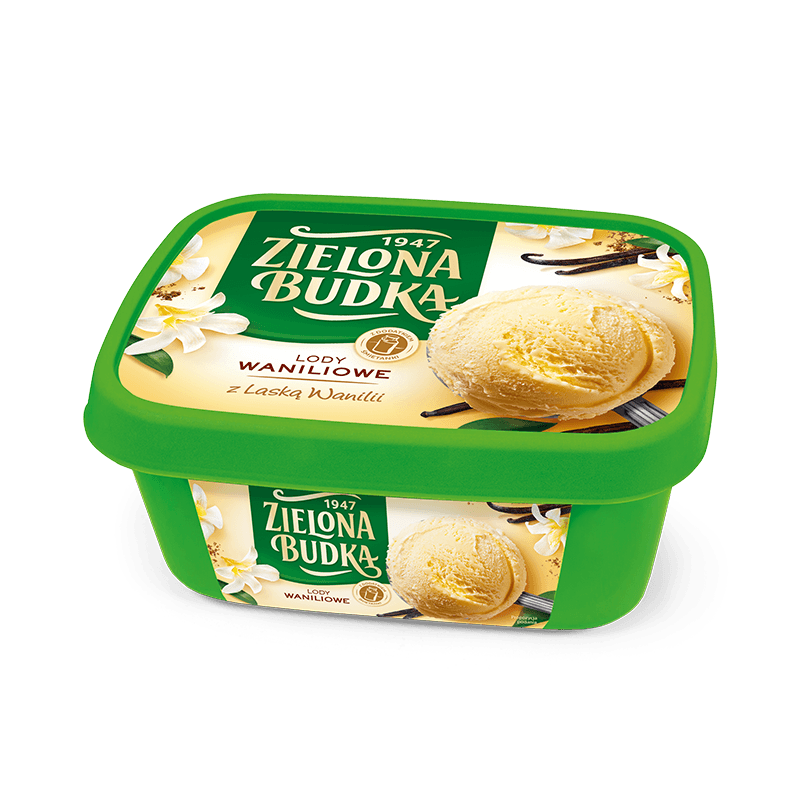 ZIELONA BUDKA Lody waniliowe 1l