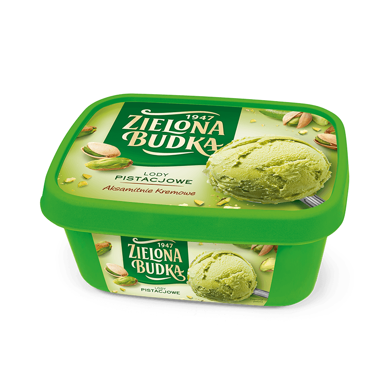 ZIELONA BUDKA Lody pistacjowe 1l