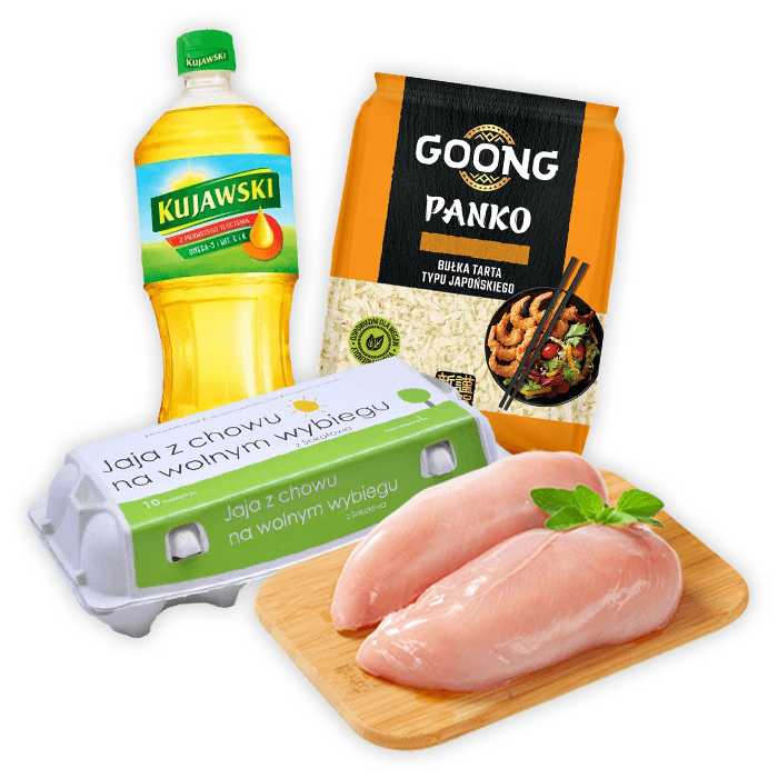 Chrupiące nuggetsy z kurczaka w panko