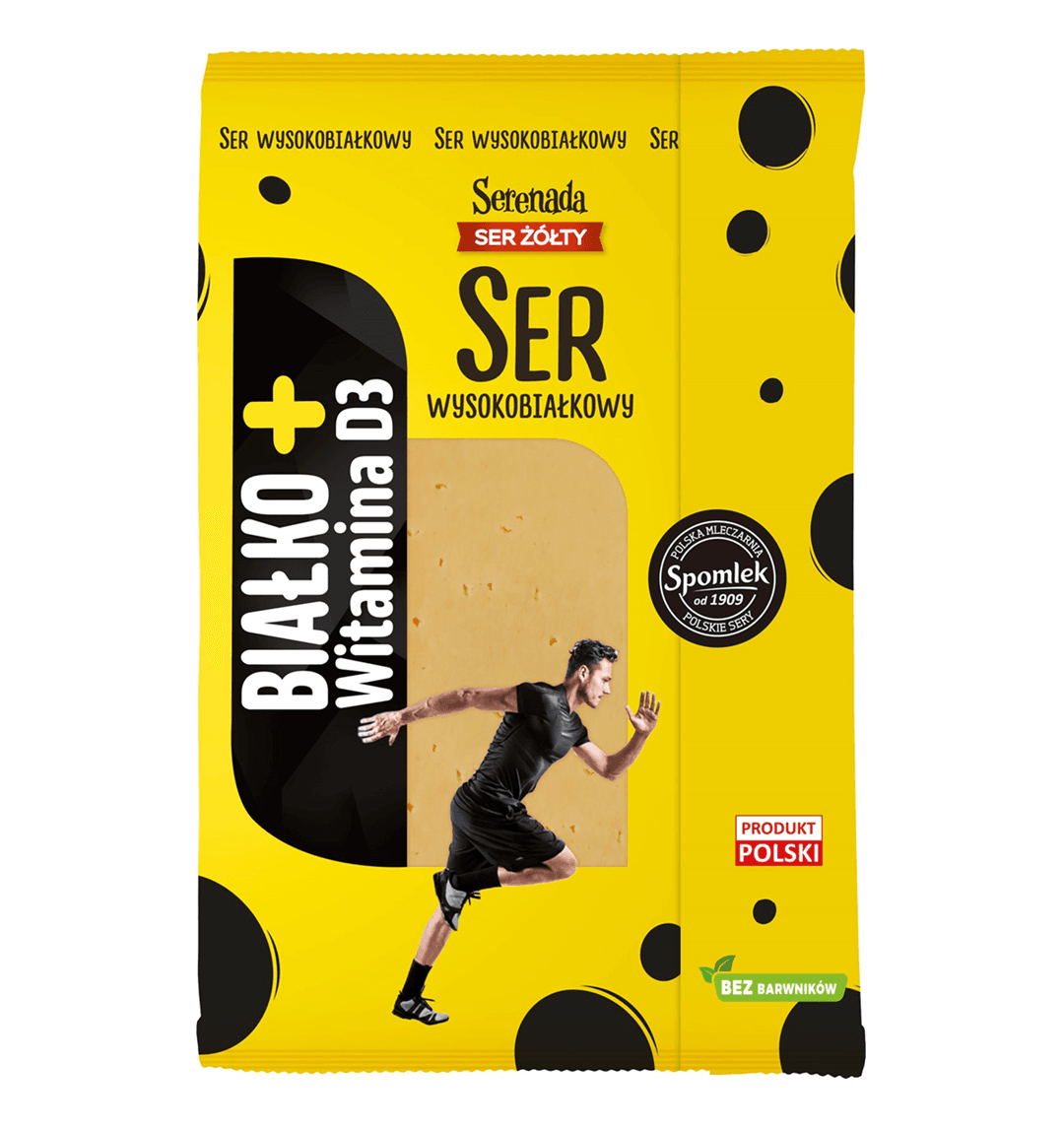 SERENADA Ser żółty wysokobiałkowy w plastrach 135g