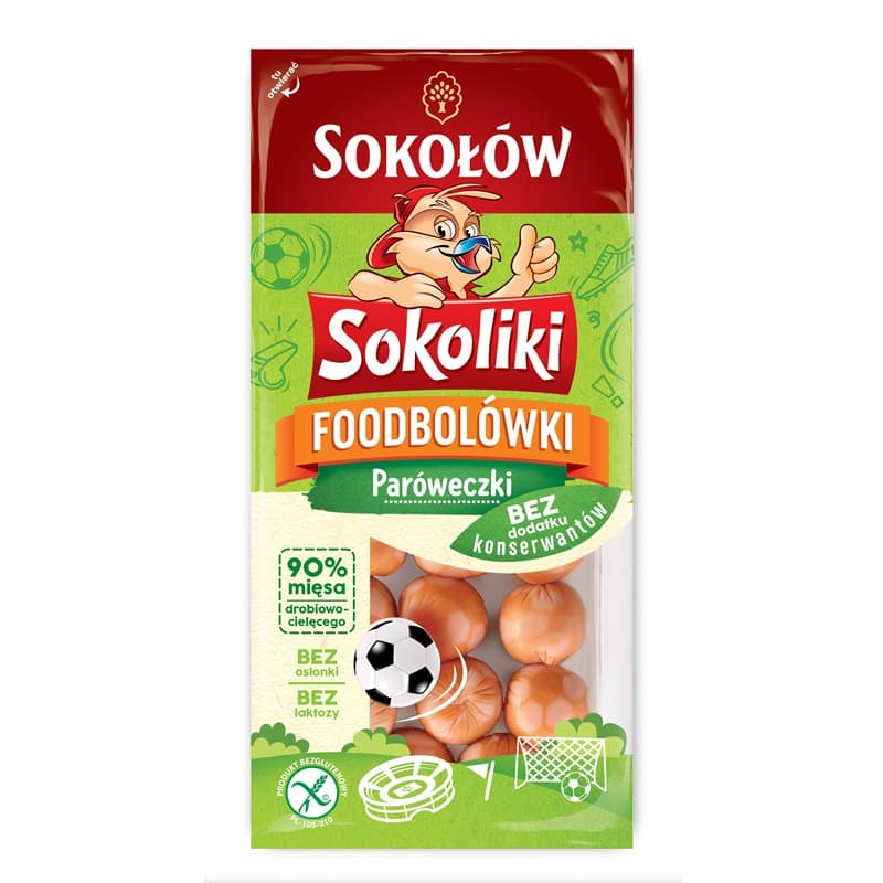 SOKOŁÓW SOKOLIKI Parówki foodbolówki 130g