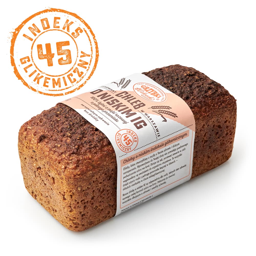 GRZYBKI Chleb o niskim IG 500 g