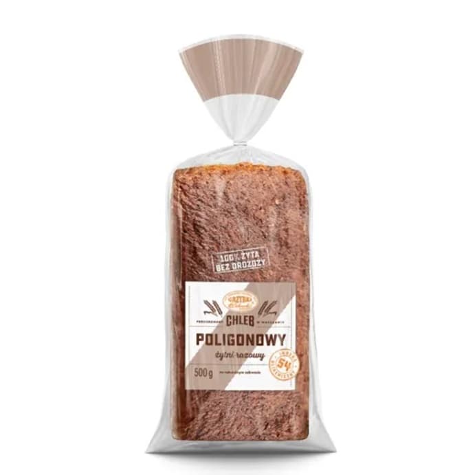 GRZYBKI Chleb poligonowy duży krojony 800 g