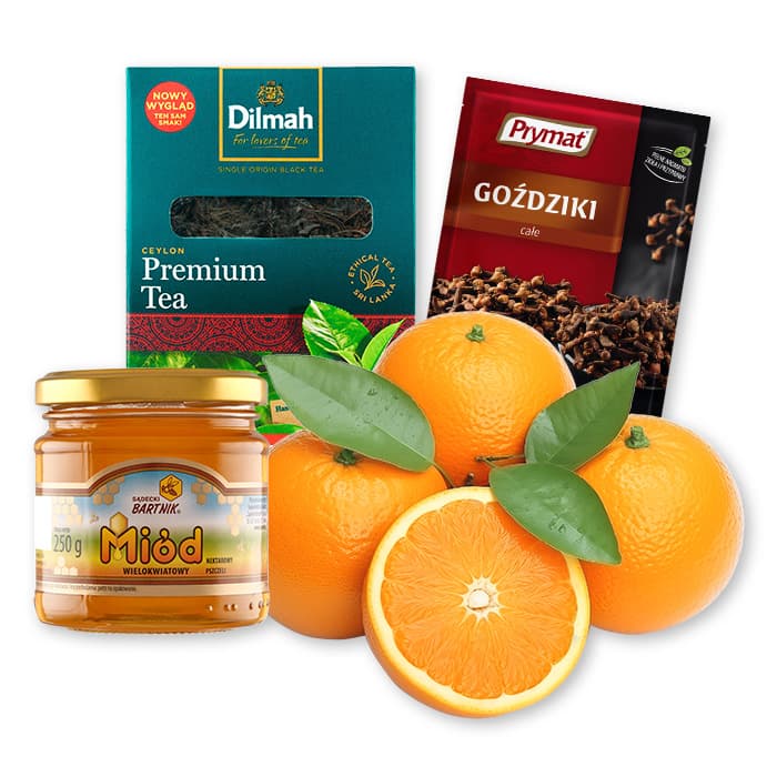 Herbata z pomarańczą i goździkami