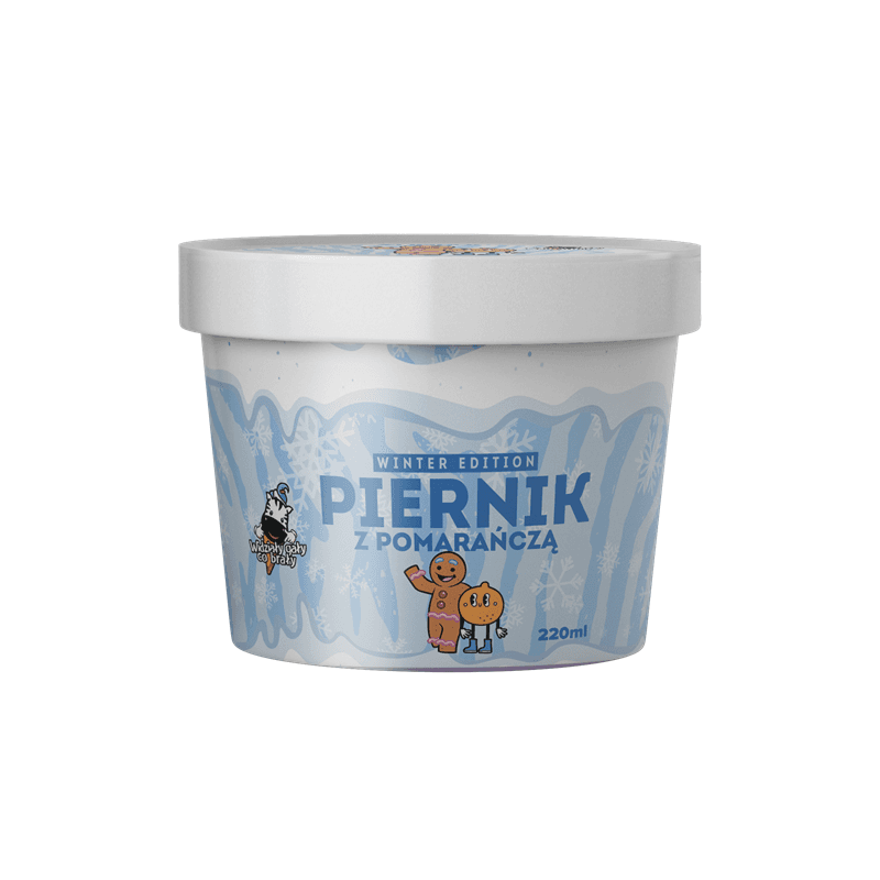 WIDZIAŁY GAŁY CO BRAŁY Lody piernik z pomarańczą 220 ml