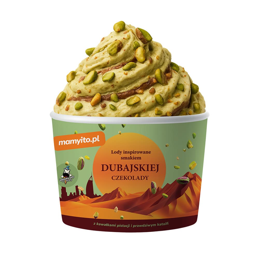 WIDZIAŁY GAŁY CO BRAŁY Lody inspirowane smakiem Dubajskiej Czekolady 220 ml