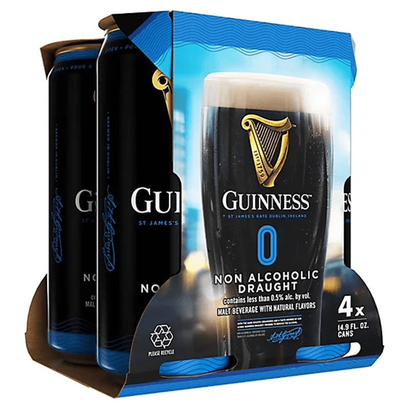 GUINNESS ZERO Piwo bezalkoholowe 4x500 ml 2000 ml