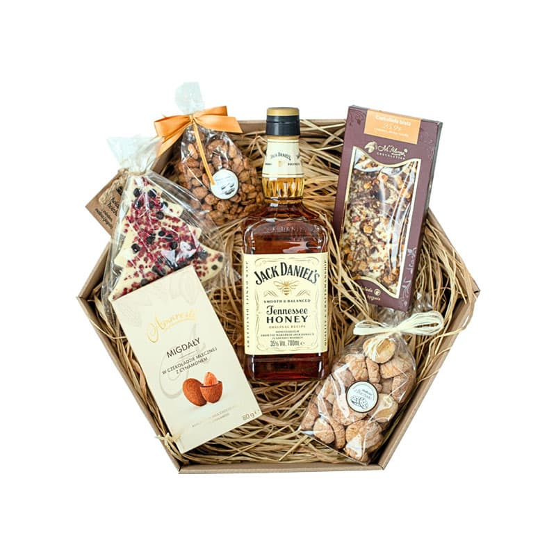ŚWIĄTECZNY BOX Rzemieślniczy z whiskey miodową 1 szt.