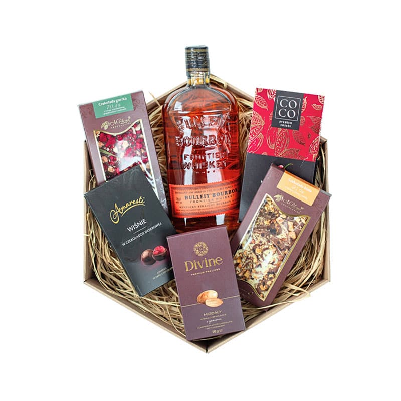 ŚWIĄTECZNY BOX Rzemieślniczy z bourbounem 1 szt.