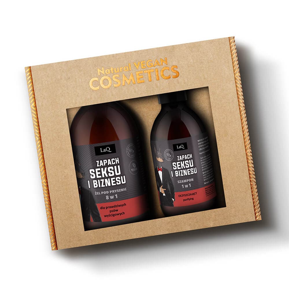 LAQ Zestaw żel pod prysznic i szampon do włosów Zapach Seksu i Biznesu 1 szt.