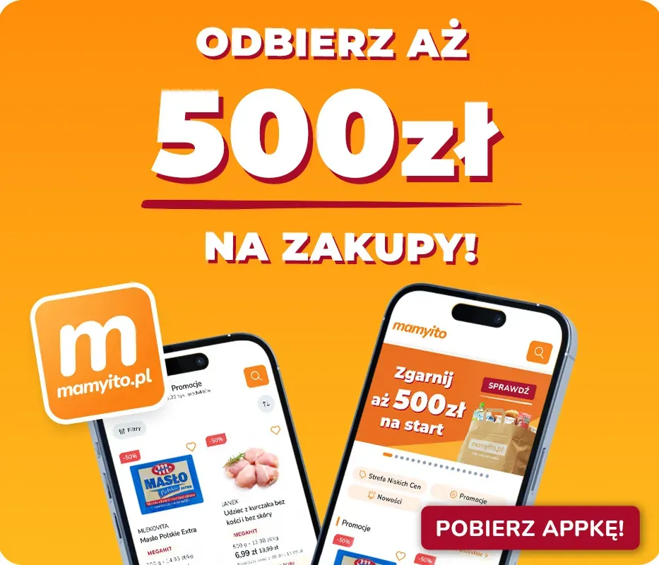 Pobierz aplikację mamyito.pl i zgarnij aż 500zł na start!