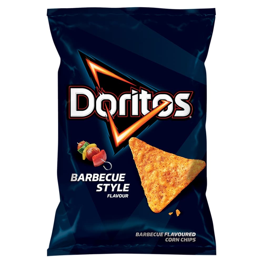 DORITOS Chipsy nachos kukurydziane o smaku barbeque 100 g