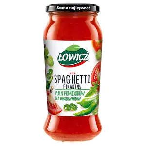 ŁOWICZ Sos spaghetti pikantny 500 g ŁOWICZ Sos spaghetti pikantny 500 g