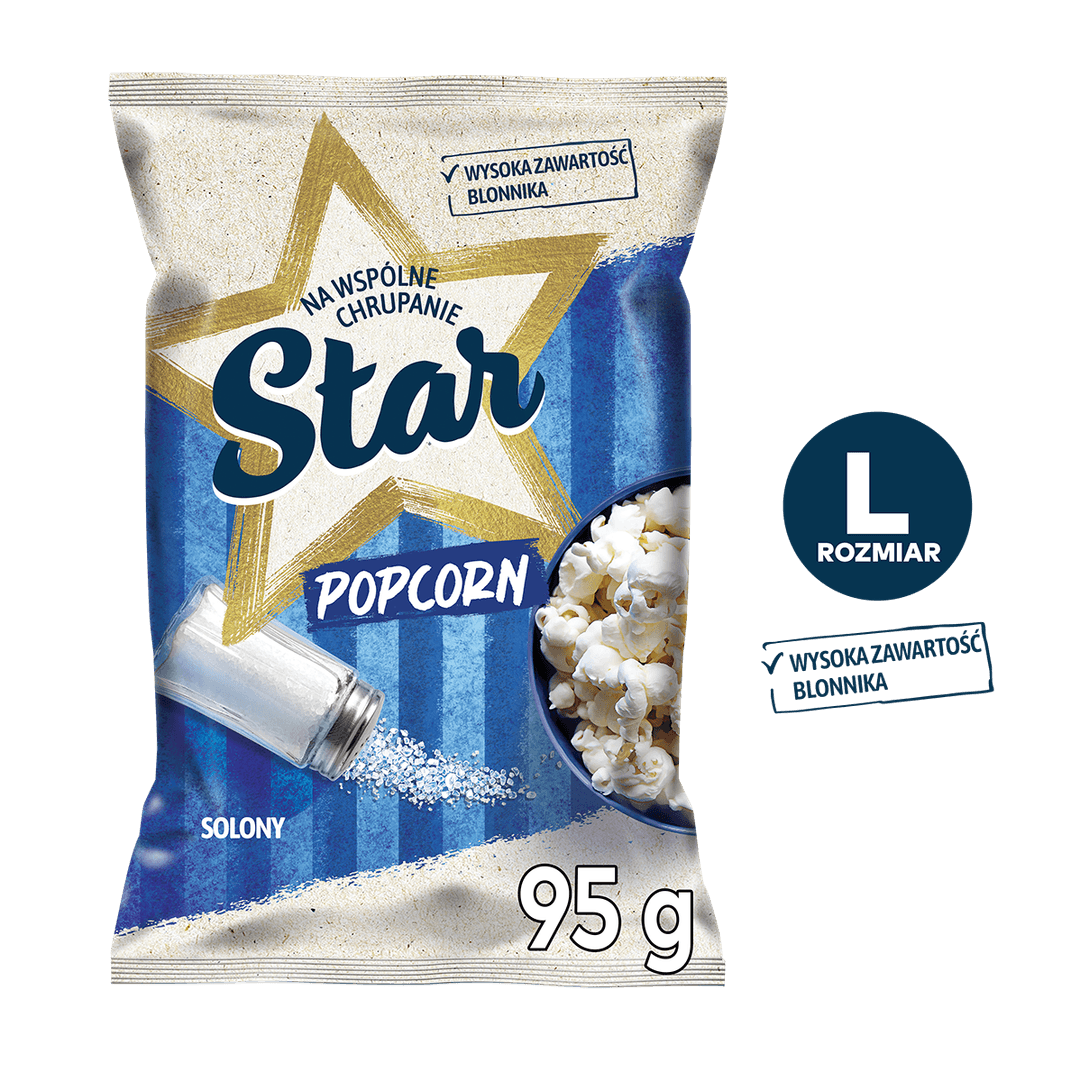 STAR Popcorn solony 95 g