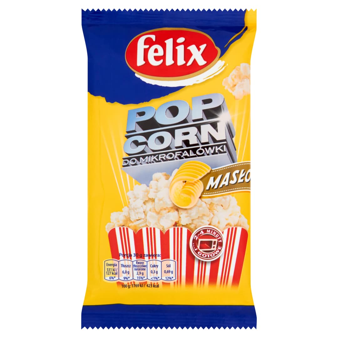 FELIX Popcorn maślany do mikrofalówki 90 g
