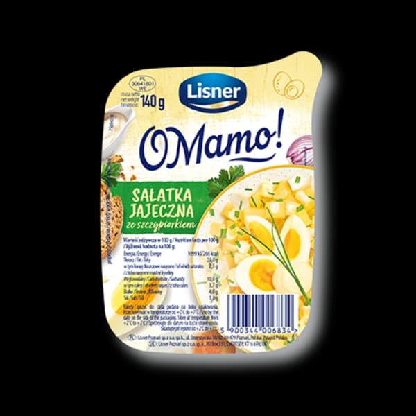 LISNER O MAMO! Sałatka jajeczna ze szczypiorkiem 140 g