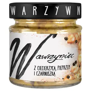 WAWRZYNIEC Pasta z ciecierzycą i pieprzem 180 g WAWRZYNIEC Pasta z ciecierzycą i pieprzem 180 g