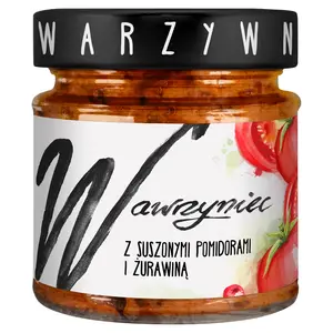 WAWRZYNIEC Pasta z suszonymi pomidorami i żurawiną 180 g WAWRZYNIEC Pasta z suszonymi pomidorami i żurawiną 180 g