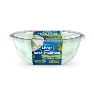 LISNER Śledź atlantycki w sosie koperkowym 280 g LISNER Śledź atlantycki w sosie koperkowym 280 g