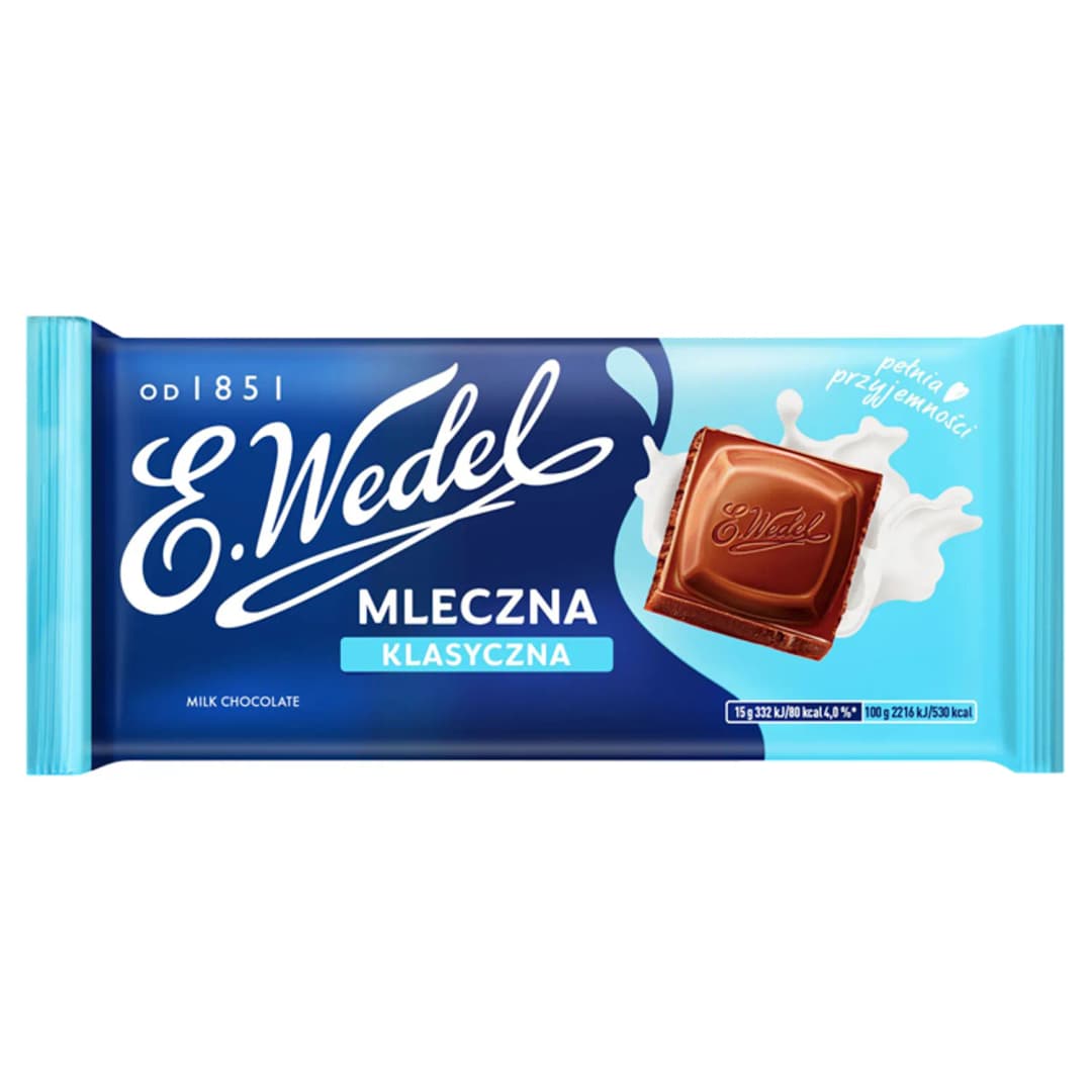 E. WEDEL Czekolada klasyczna mleczna 90 g