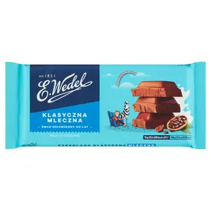 E. WEDEL Czekolada klasyczna mleczna 90 g E. WEDEL Czekolada klasyczna mleczna 90 g
