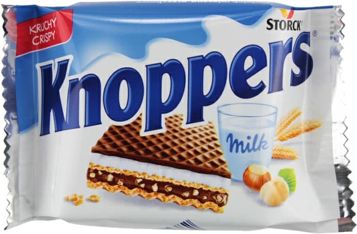 KNOPPERS Wafelek mleczno-orzechowy 25 g