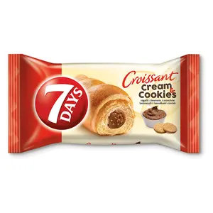 7 DAYS CREAM&COOKIES Rogalik z kremem z orzechów laskowych i kawałkami ciastek 60 g 7 DAYS CREAM&COOKIES Rogalik z kremem z orzechów laskowych i kawałkami ciastek 60 g