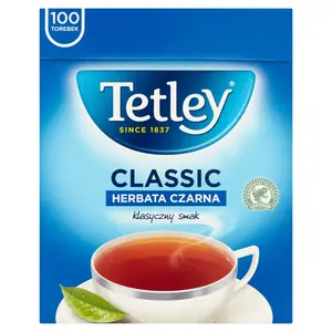 TETLEY CLASSIC Herbata ekspresowa czarna 100 szt. 150 g TETLEY CLASSIC Herbata ekspresowa czarna 100 szt. 150 g