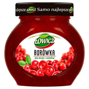 ŁOWICZ Borówka do mięs i serów 230 g ŁOWICZ Borówka do mięs i serów 230 g