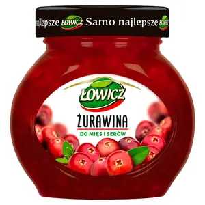 ŁOWICZ Żurawina do mięs i serów 230 g ŁOWICZ Żurawina do mięs i serów 230 g