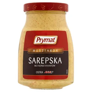 PRYMAT Musztarda sarepska 180 g PRYMAT Musztarda sarepska 180 g