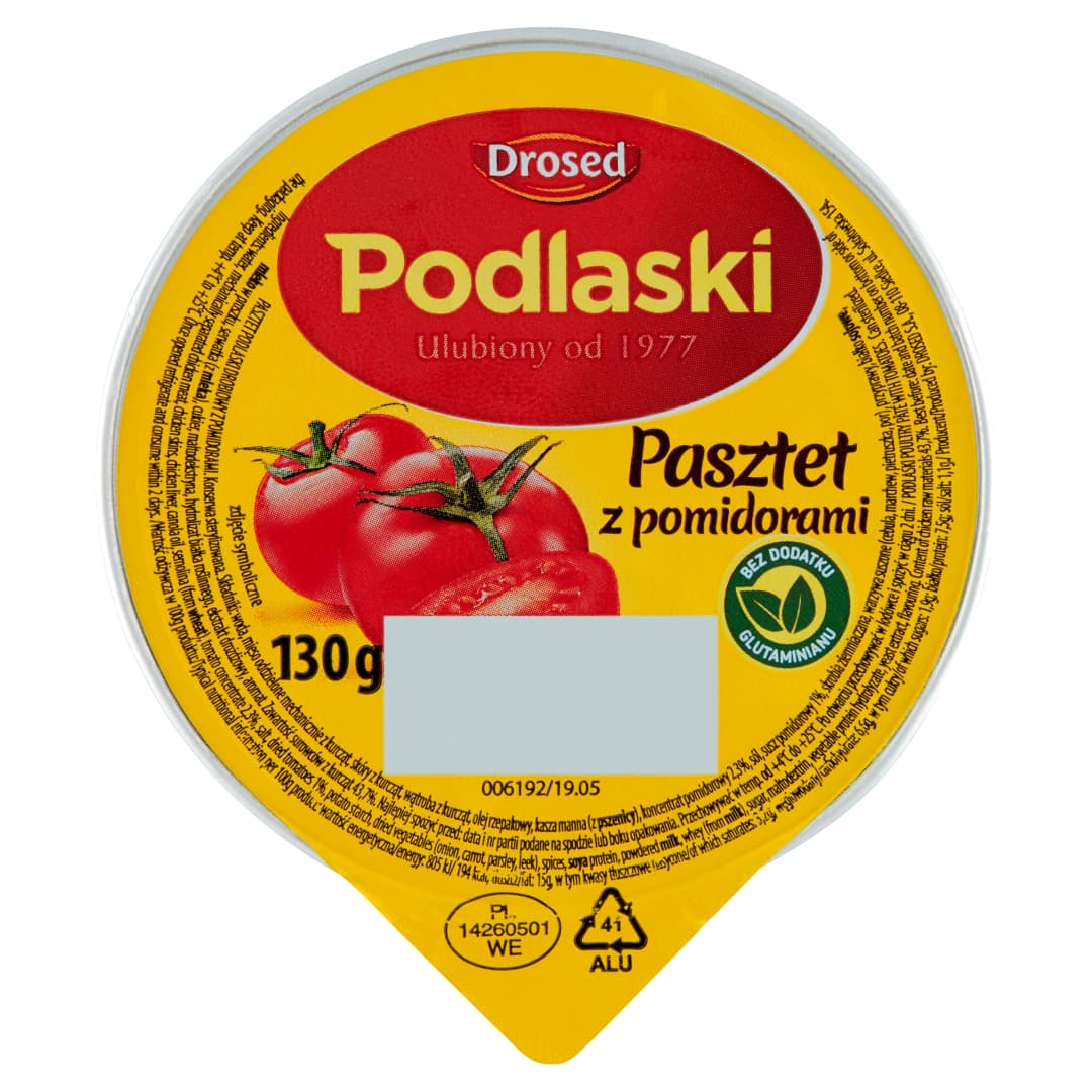 DROSED PODLASKI Pasztet z pomidorami 130 g