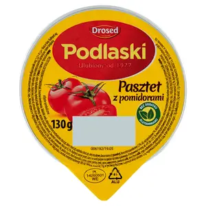 DROSED PODLASKI Pasztet z pomidorami 130 g DROSED PODLASKI Pasztet z pomidorami 130 g