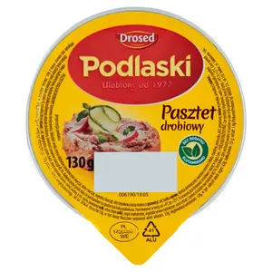 DROSED PODLASKI Pasztet drobiowy 130 g DROSED PODLASKI Pasztet drobiowy 130 g