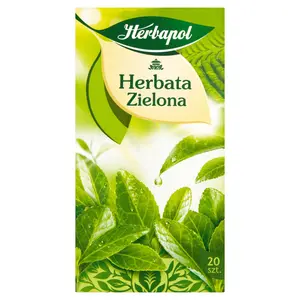 HERBAPOL Herbata ekspresowa zielona 20 szt. 40 g HERBAPOL Herbata ekspresowa zielona 20 szt. 40 g