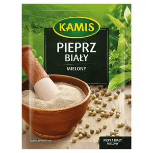KAMIS Pieprz biały mielony 15 g KAMIS Pieprz biały mielony 15 g