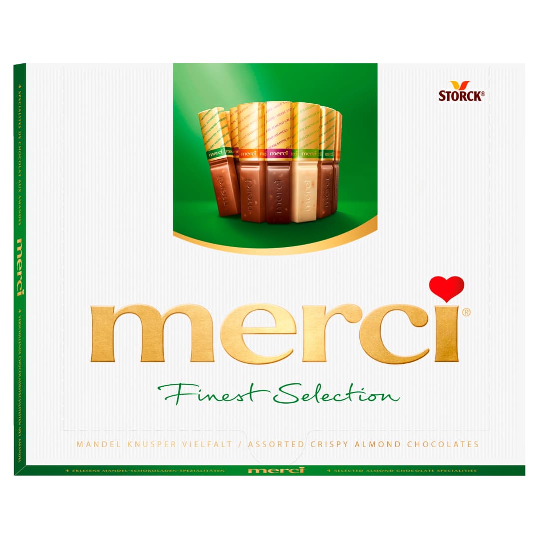 MERCI FINEST SELECTION Kolekcja czekoladek z migdałami 250 g