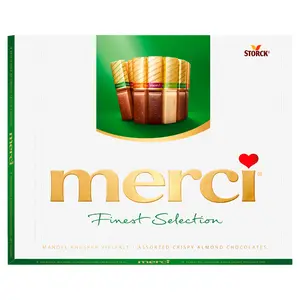 MERCI FINEST SELECTION Kolekcja czekoladek z migdałami 250 g MERCI FINEST SELECTION Kolekcja czekoladek z migdałami 250 g