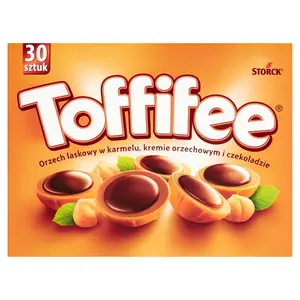TOFFIFEE Orzech laskowy w karmelu kremie orzechowym i czekoladzie 250 g TOFFIFEE Orzech laskowy w karmelu kremie orzechowym i czekoladzie 250 g