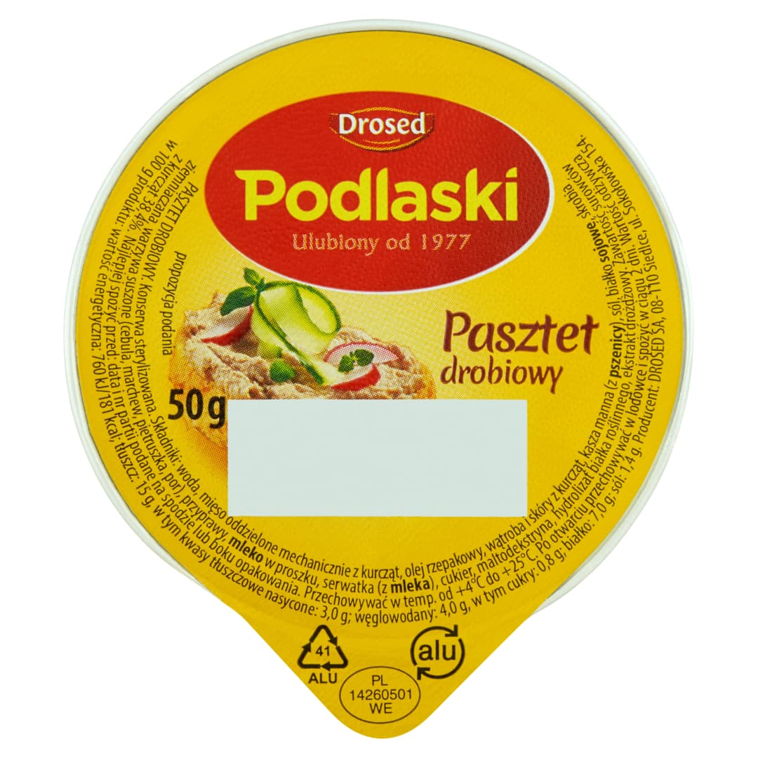 DROSED PODLASKI Pasztet drobiowy 50 g