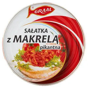 GRAAL Sałatka z makrelą pikantna 300 g GRAAL Sałatka z makrelą pikantna 300 g