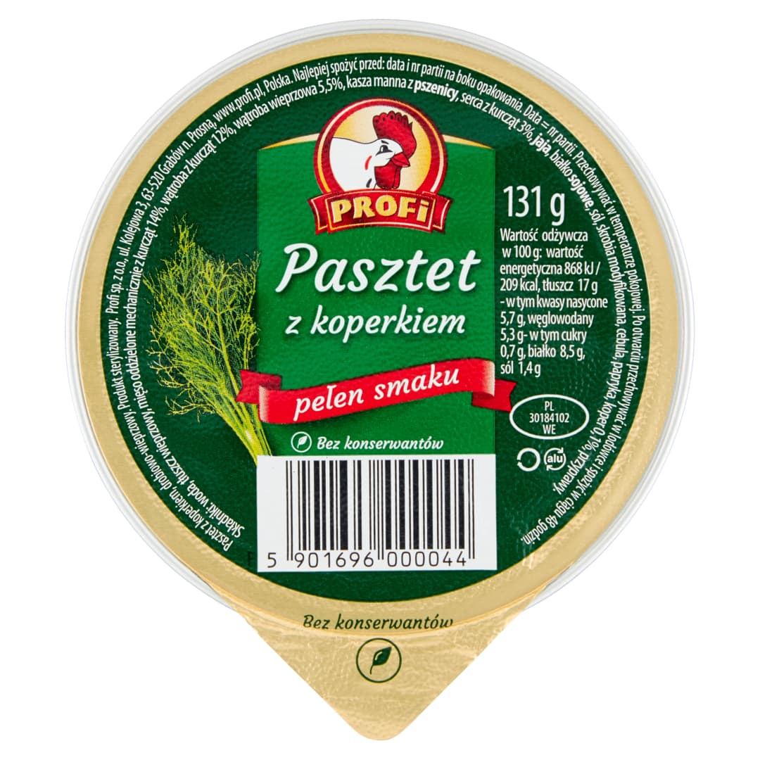 PROFI Pasztet z koperkiem 131 g